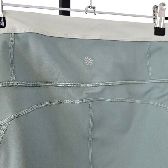 Athleta Rainier Evolve 7/8 Tight, Seafoam. Athletic, Leggings, Outdoor, Size M - Picture 5 of 10